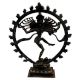 Black Brass Nataraja Lord Dancing Shiva Statue Showpiece