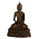 Brass Buddha Statue Sitting In Meditation