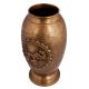 Brass Planter Pot Carved Lion Hunting Deer And Floral Design