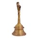 Brass Hand Held Worship Bell With Nandi Finial