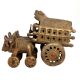 Brass Vintage Bullock Cart Statue  Home Decoration