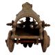 Brass Vintage Bullock Cart Statue  Home Decoration