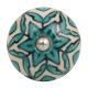 Sea Green Flower Ceramic Wine Bottle Stopper