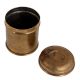 Brass Storage Container Or Canister With lid