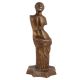 Brass English lady classical sculpture