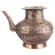 Copper Holy Water Pot With Floral Motifs And Stout