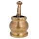 Brass Mortar And Pestle Or Kutni Indian Grinder