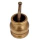 Brass Mortar And pestle Traditional Mixer And Grinder