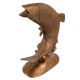 Brass Rising Fish Statue For Decoration