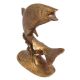Brass Rising Fish Statue For Decoration