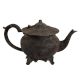 Black Brass Tea Pot With Big Handle