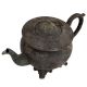 Black Brass Tea Pot With Big Handle