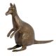 Solid Brass Kangaroo Statue For Decoration