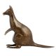 Solid Brass Kangaroo Statue For Decoration