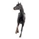 Indian Black Galloping Horse For Home Decoration