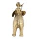 Tribal Brass Elephant Rider Handcrafted Statue