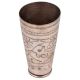 Jai Hind Carved Brass Lassi Punjabi Glass