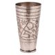 Authentic Brass Punjabi lassi Glass Carved With Jai Hind