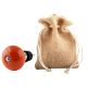 Orange Round Wine Bottle Stopper