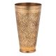 Brass Leaves Carved Lassi Glass Popular Serveware