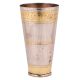 Silver Brass Tall Punjabi Glass For Decoration