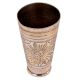 Abstract pattern Engraved Brass Lassi Glass Kitchenware