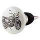 Bike Flat Ceramic Wine Bottle Stopper
