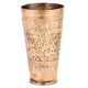 Carved Floral Design Punjabi Glass Tumbler