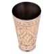 Brass flower And Pattern Engraved Punjabi Lassi Glass