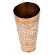 Brass Lassi Glass Engraved With Mosque And Leaves Design