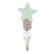 Solid Sage Green Star Ceramic Hook