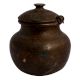 Old Brass Pot Matka With Lid