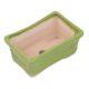 Green Rectangular Ceramic Pot