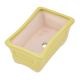 Yellow Rectangular Ceramic Pot