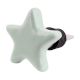 Solid Sage Green Star Ceramic Wine Bottle Stopper