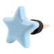 Solid Turquoise Star Ceramic Wine Bottle Stopper