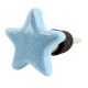 Turquoise Star Crackle Ceramic Wine Bottle Stopper