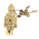 Indian Solider Design Brass Lock With 2 Decorative Keys