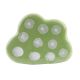 Lime White Dot Cloud Ceramic Wine Bottle Stopper