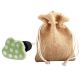 Lime White Dot Cloud Ceramic Wine Bottle Stopper