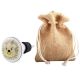 Mustard Panda Ceramic Flat Wine Bottle Stopper