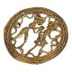 Elegant And Rustic Brass Intricately Designed Decor Piece