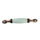 Sage Green Crackle Small Ceramic Antique Door Handles