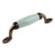 Sage Green Crackle Small Ceramic Antique Door Handles