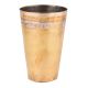 Golden Brass Border Design on Mouth Of Glass