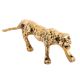 Golden Jaguar Statue Showpiece Interior Decor Item