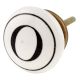 O Flat Alphabet Ceramic Drawer Knob