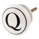Q Flat Alphabet Ceramic Drawer Knob