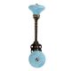 Blue Wheel Flower Ceramic Antique Rope Iron Hook