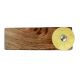 Yellow Wheel Flower Ceramic Wooden Door Stopper